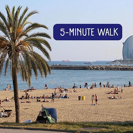 Taulat Loft L Poblenou Beach L Self Check In L Terrace Penthouse Barcelona Ngoại thất bức ảnh