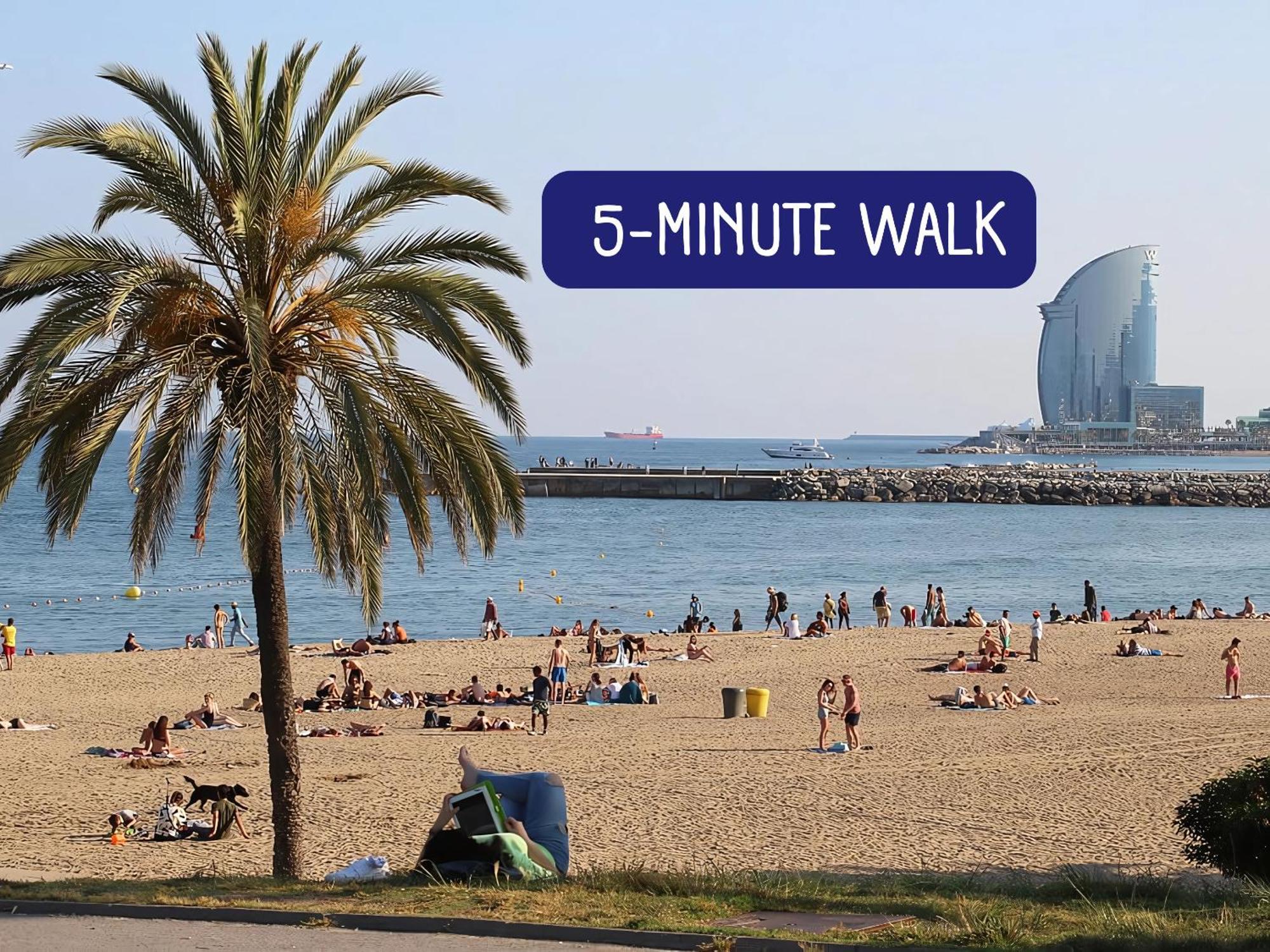 Taulat Loft L Poblenou Beach L Self Check In L Terrace Penthouse Barcelona Ngoại thất bức ảnh