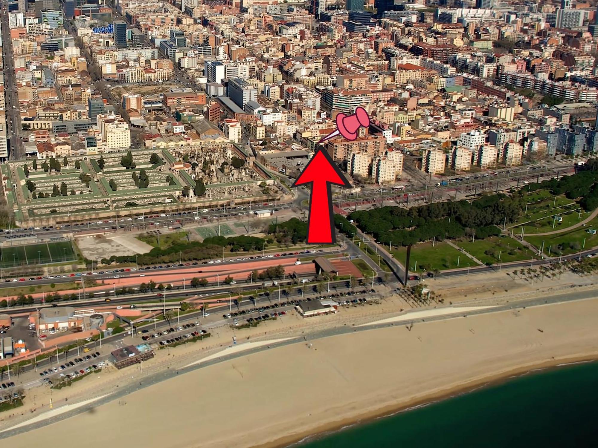 Taulat Loft L Poblenou Beach L Self Check In L Terrace Penthouse Barcelona Ngoại thất bức ảnh